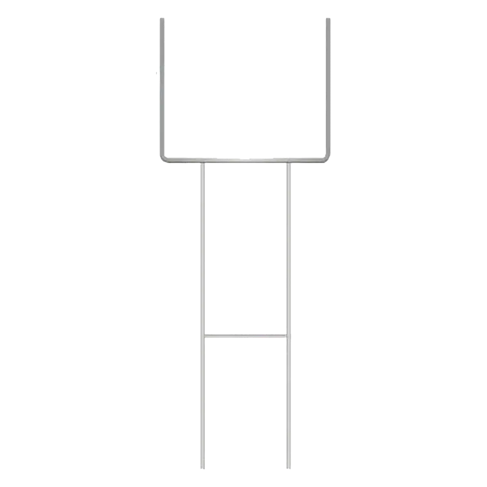 Yard sign heavy duty H stake - 12" W x 33"