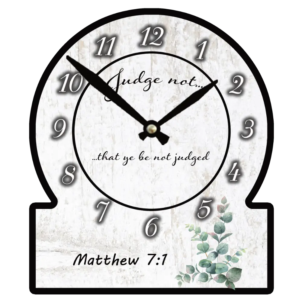 6" x 8" Eclipse shape clock