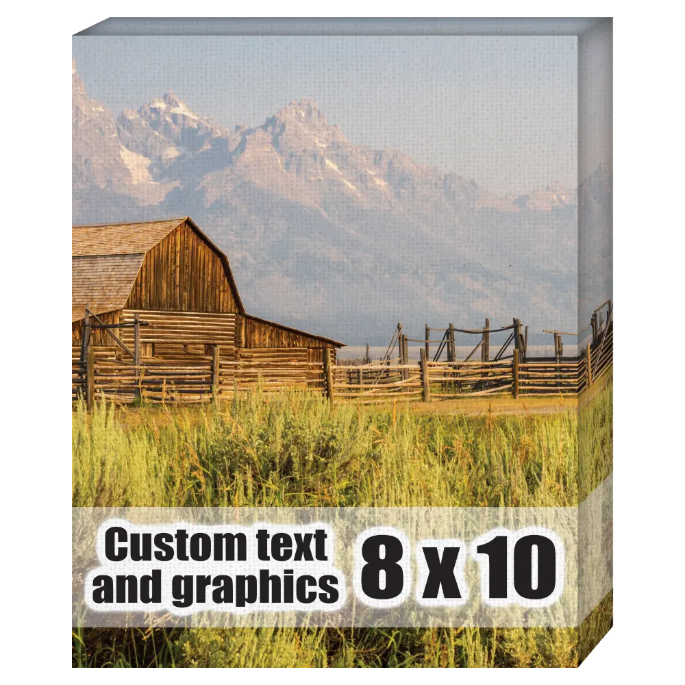 8x10 Canvas frame w/artwork