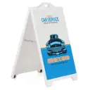 SignPro Sidewalk Sign, 24x36, Frame White, Use adhesive print