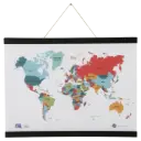 Wood magnetic poster holder, 14 wide, Black