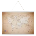 Wood magnetic poster holder, 36 wide, White