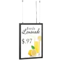 Best Buy Smart LED box, 24x36, 1" Snap frame Black, Double-sided, Ceiling mount