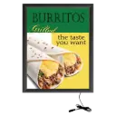 Buy Max LED box, 30x40, 1" Snap frame Black, Single-sided, Wall mount