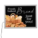 Buy Max LED box, 11x17, 1" Snap frame Silver, Single-sided, Wall mount