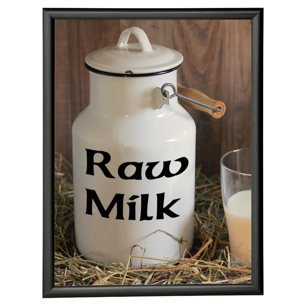 Large Poster frame, 27x40, 1.77" Mitered snap frame Black