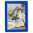 Opti-small Poster frame, 5x7, 0.55" Mitered snap frame Blue