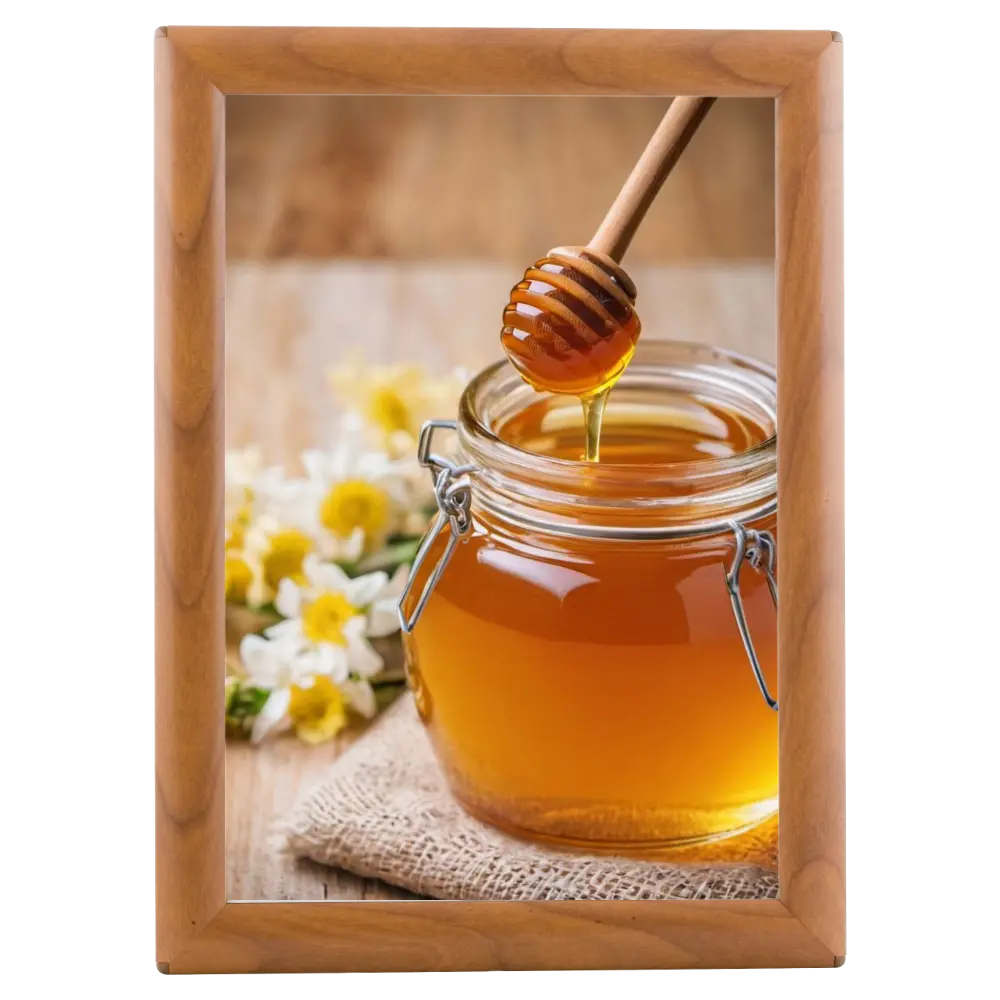 Opti Poster frame, 8.5x11, 1" Mitered snap frame Wood effect