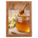 Opti Poster frame, 8.5x11, 1" Mitered snap frame Wood effect