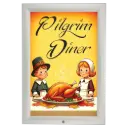 Lockable Weatherproof Poster frame, 30x40, 1.38" Mitered snap frame Silver