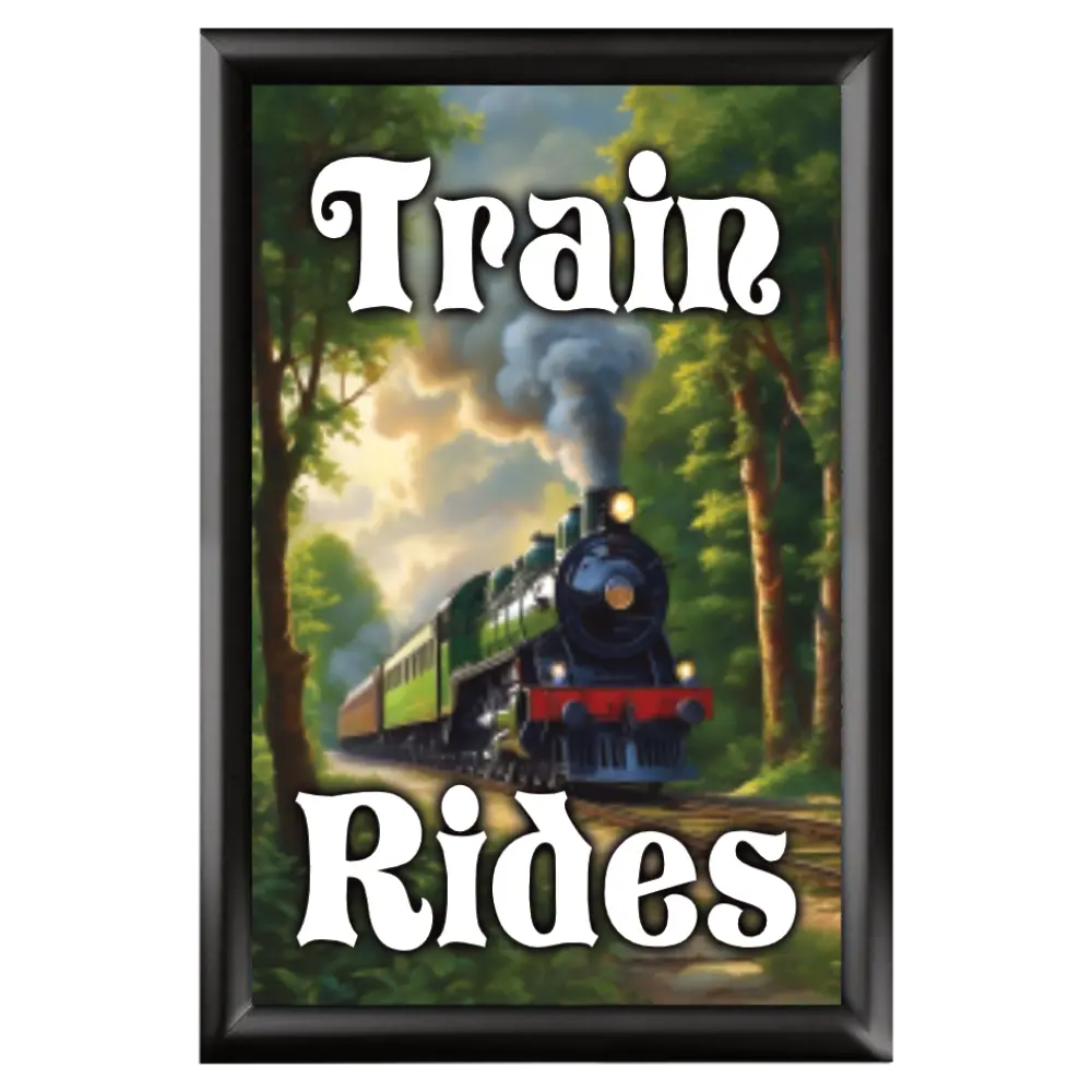 Window Poster frame, 20x30, 1" Mitered snap frame Black