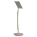 Curved Menu board, 11x17, Snap frame White Pearlic