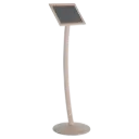 Curved Menu board, 8.5x11, Snap frame Pale Rose