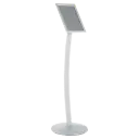 Curved Menu board, 8.5x11, Snap frame Silver