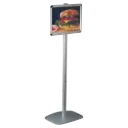 Adjustable Menu board, 11x17, Snap frame Silver