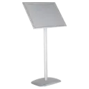 Decorative Menu board, 8.5x11, Snap frame Silver