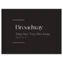 Broadway Band - Sing Your Troubles Away - Vol 1 - With Vocals