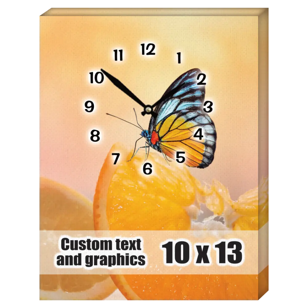 10x13 Canvas frame w/clock
