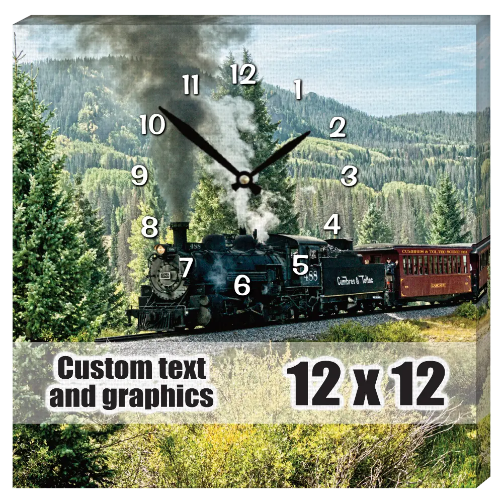 12x12 Canvas frame clock w/Westminster Chime