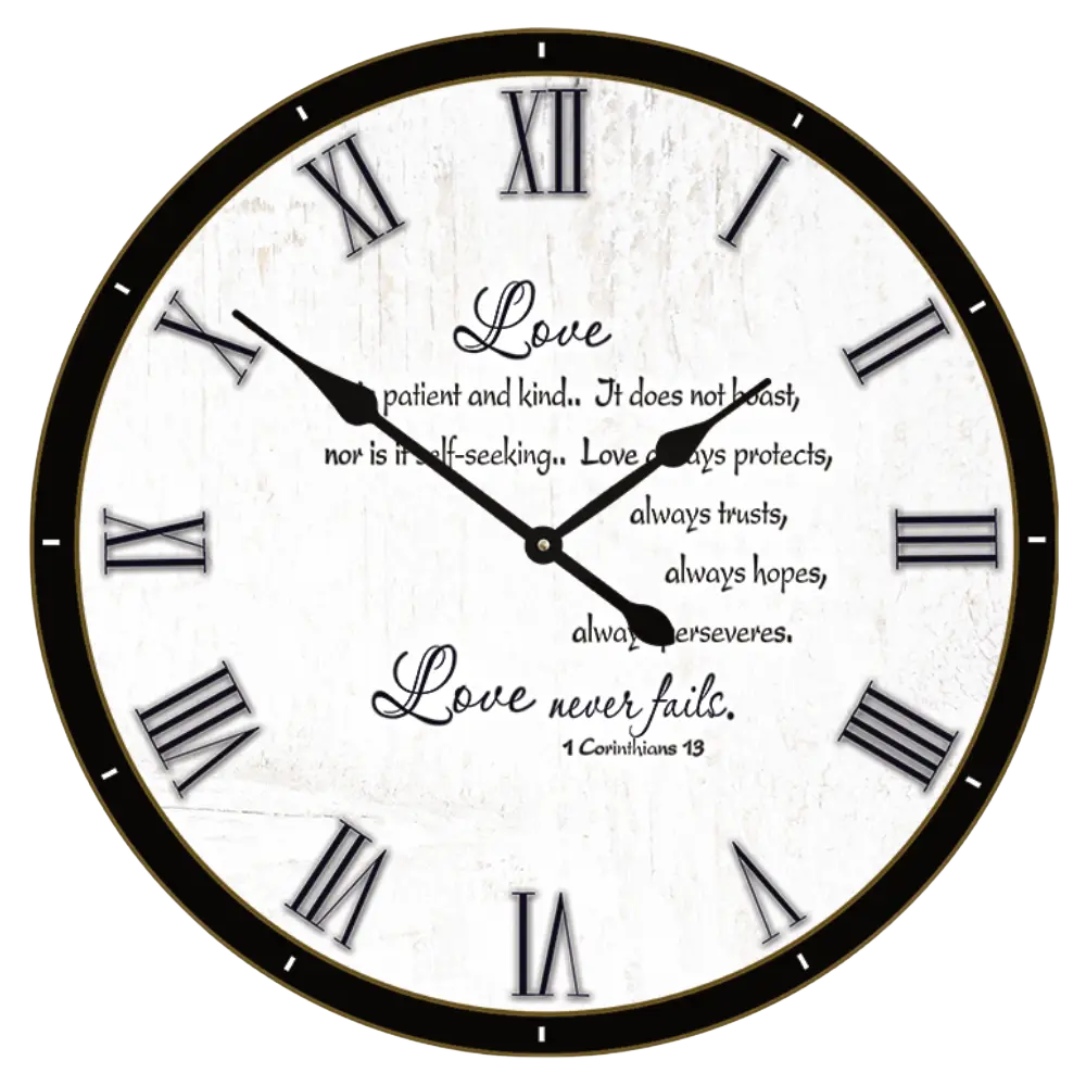22 1/2 inch round Clock w/ Westminster chimes