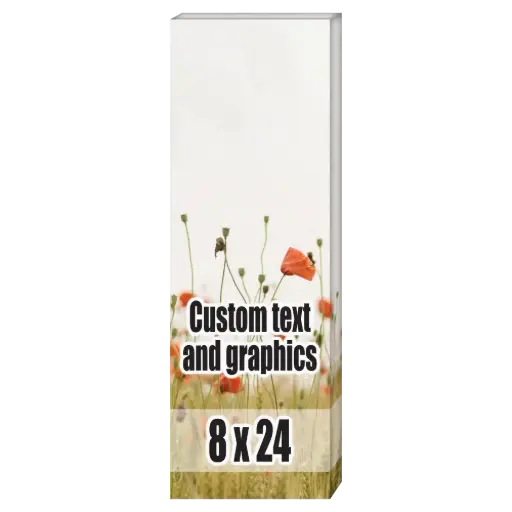 [CA0824] 8x24 Canvas frame w/artwork