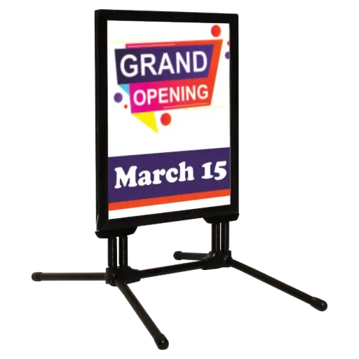 [UTSM000B34X2000] SwingPro Sidewalk Sign, 30x40, Snap frame Black