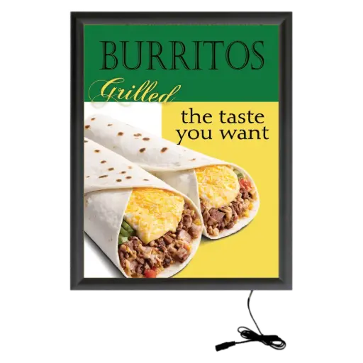 [ULM25TB074X2000] Buy Max LED box, 27x40, 1" Snap frame Black, Single-sided, Wall mount