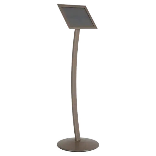 [UCUMB30581X2000] Curved Menu board, 8.5x11, Snap frame Earth Color