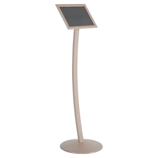 [UCUMB40517X2000] Curved Menu board, 11x17, Snap frame Pale Rose