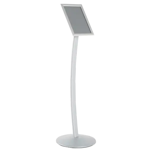 [UCUMBN0581X2000] Curved Menu board, 8.5x11, Snap frame Silver