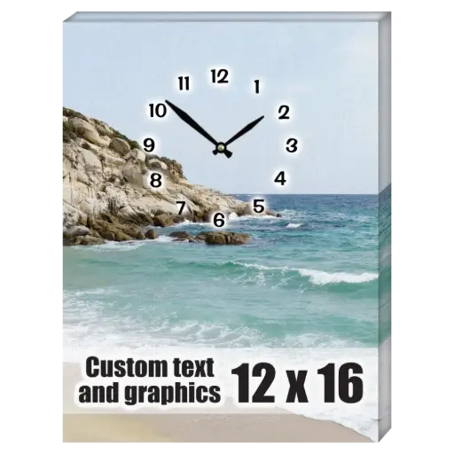 [CA1216-NOM] 12x16 Canvas frame w/clock