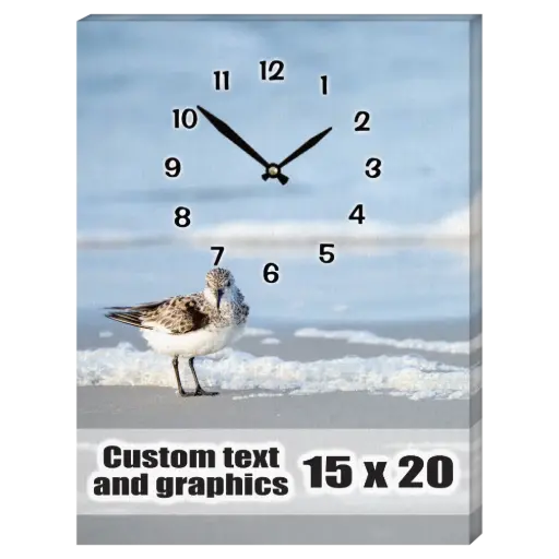 [CA1520-MS] 15x20 Canvas frame w/musical clock