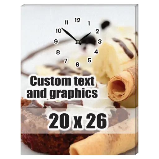 [CA2026-NOM] 20x26 Canvas frame w/clock